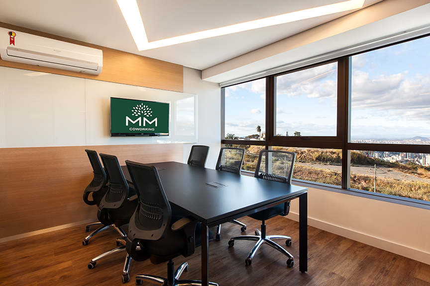 Sala de Reunião no MM Coworking
